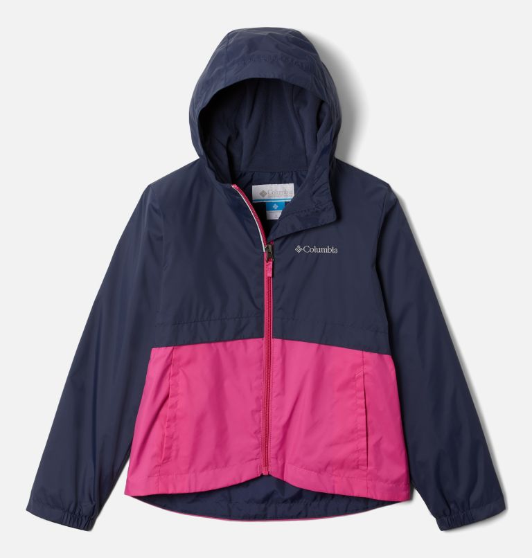 Thumbnail: Girls’ Rain-Zilla Jacket, Color: Nocturnal, Pink Ice, image 1