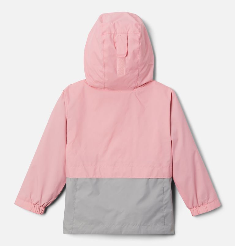 Thumbnail: Girls’ Toddler Rain-Zilla Jacket, Color: Pink Orchid, Columbia Grey, image 2