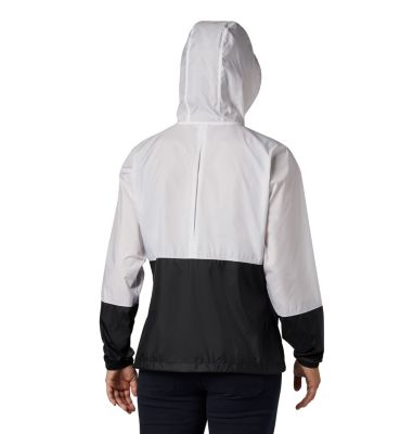 womens black windbreaker with hood