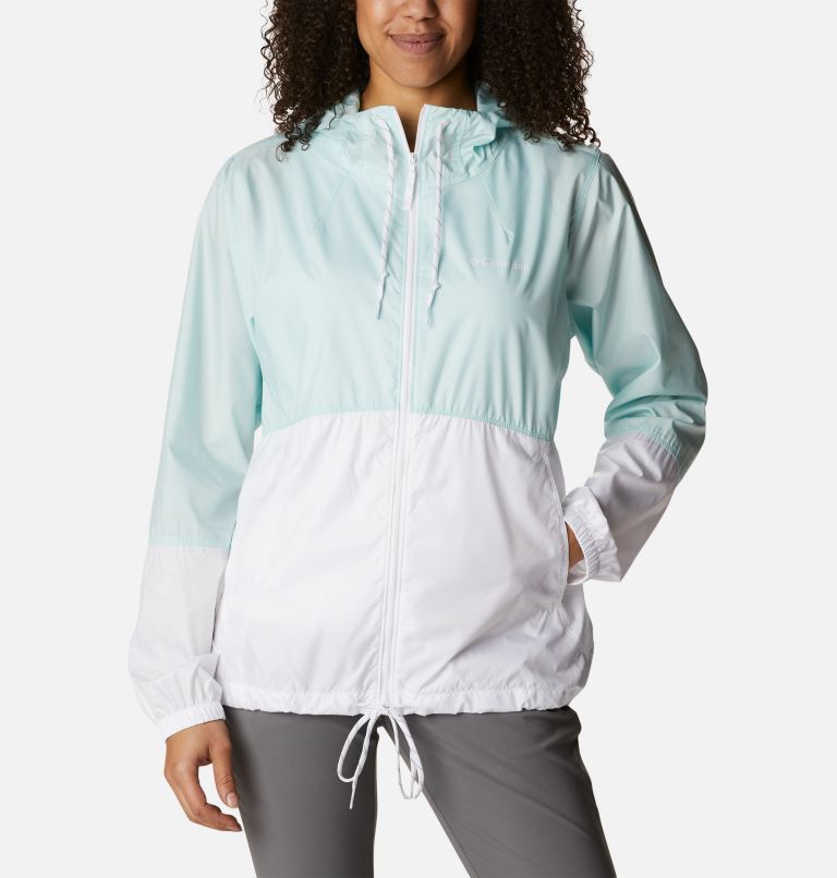 Women’s Flash Forward Windbreaker Jacket, Color: Icy Morn, White, image 1