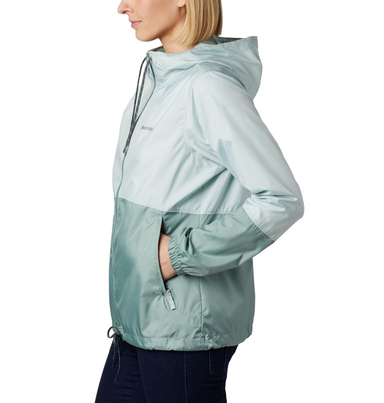 Flash Forward Windbreaker | 337 | S, Color: Cool Green, Light Lichen, image 3