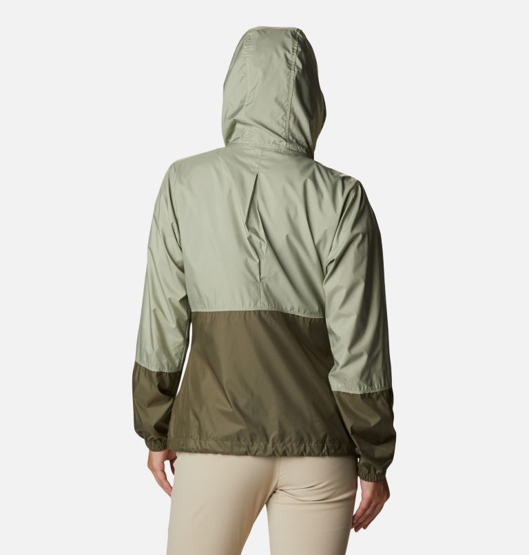 Thumbnail: Women’s Flash Forward Windbreaker Jacket, Color: Safari, Stone Green, image 2
