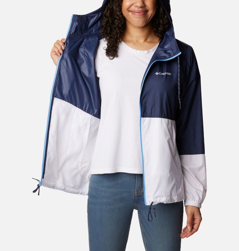 Thumbnail: Women’s Flash Forward Windbreaker Jacket, Color: Nocturnal, White, image 5