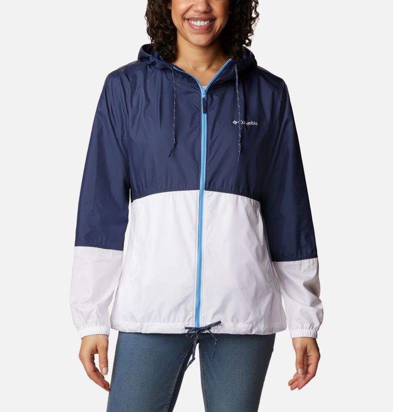 Women’s Flash Forward Windbreaker Jacket, Color: Nocturnal, White, image 1