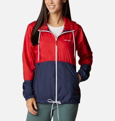 Cortavientos Flash Forward&trade; para mujer Flash Forward&trade; Windbreaker | 691 | S, Bright Red, Nocturnal, White, front
