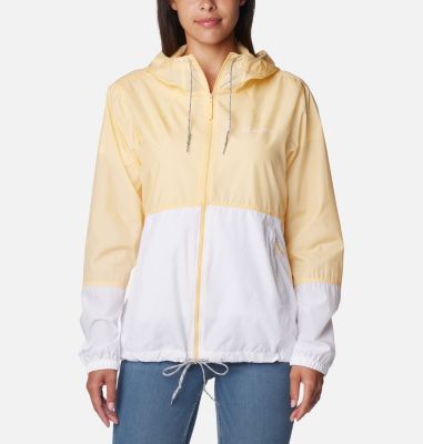 Women's windbreaker jacket with on sale hood