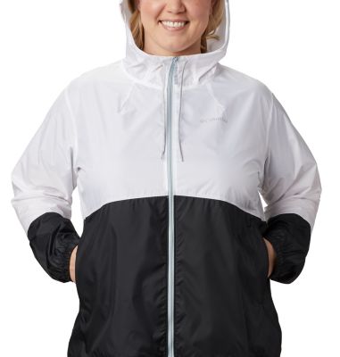 plus size anorak jacket with hood