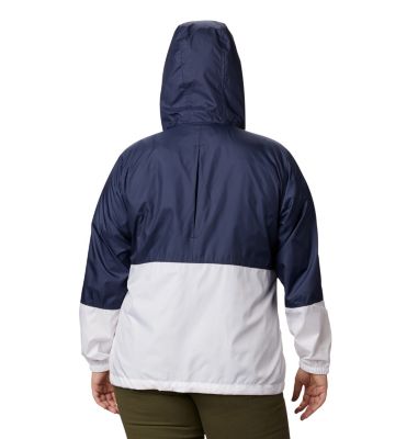 women's plus windbreaker jacket