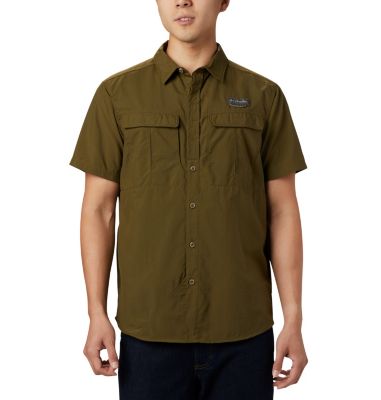 Camisa de manga corta Cascades Explorer&trade; para hombre Cascades Explorer&trade; Short Sleev | 100 | L, New Olive, front