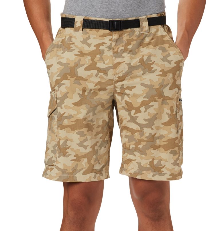 Pantalón corto cargo de camuflaje Silver Ridge para hombre, Color: Fossil Camo, image 3