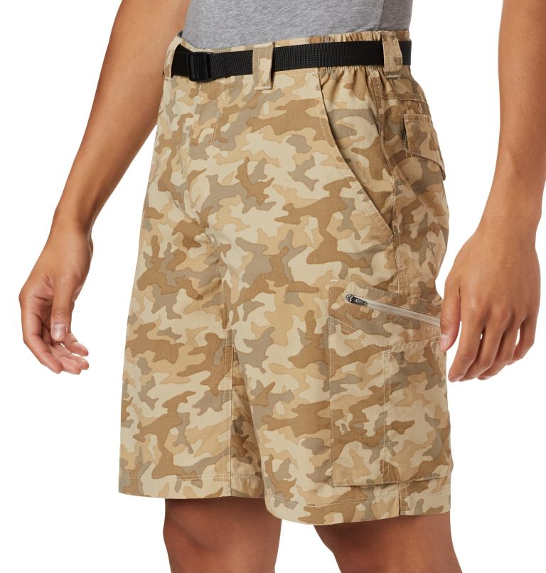 Pantalón corto cargo de camuflaje Silver Ridge para hombre, Color: Fossil Camo, image 4