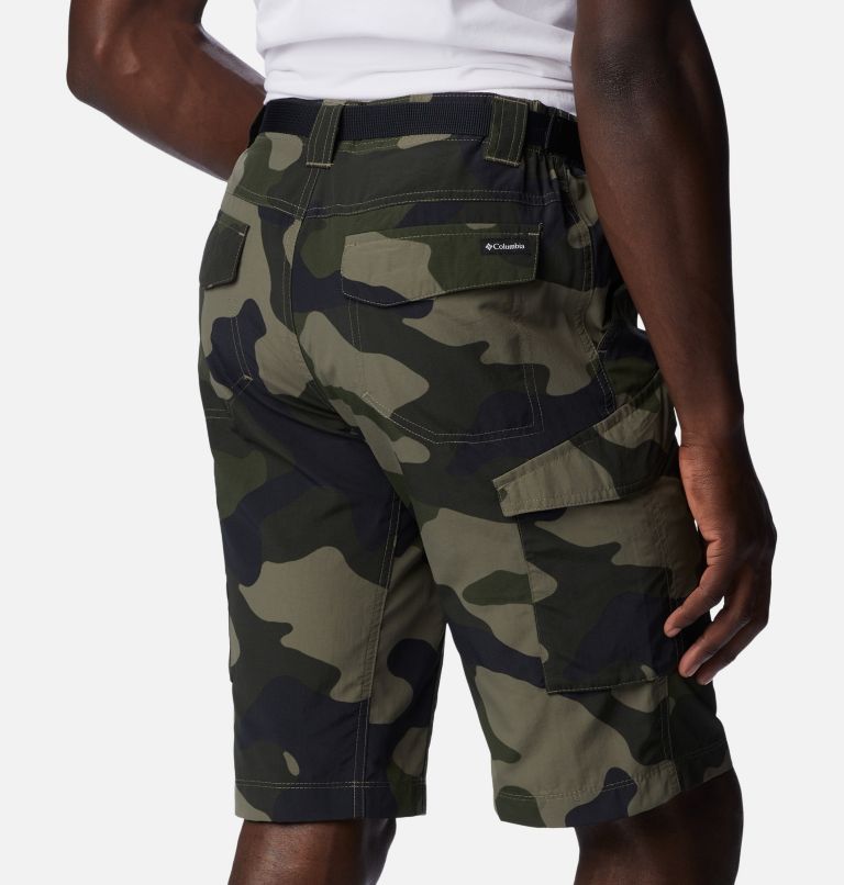 Thumbnail: Men's Silver Ridge Printed Cargo Shorts, Color: Stone Green Mod Camo, image 5