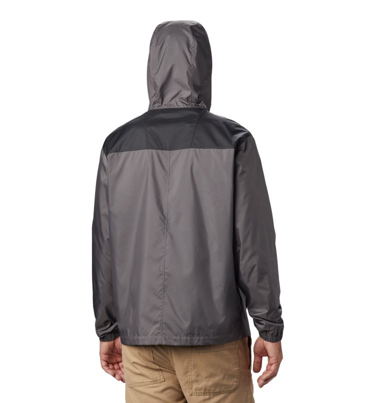 Men's Flashback Windbreaker, Color: City Grey, Shark, image 2