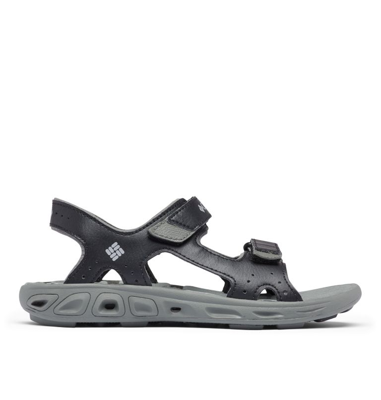 Thumbnail: Big Kids’ Techsun Vent Sandal, Color: Black, Columbia Grey, image 1