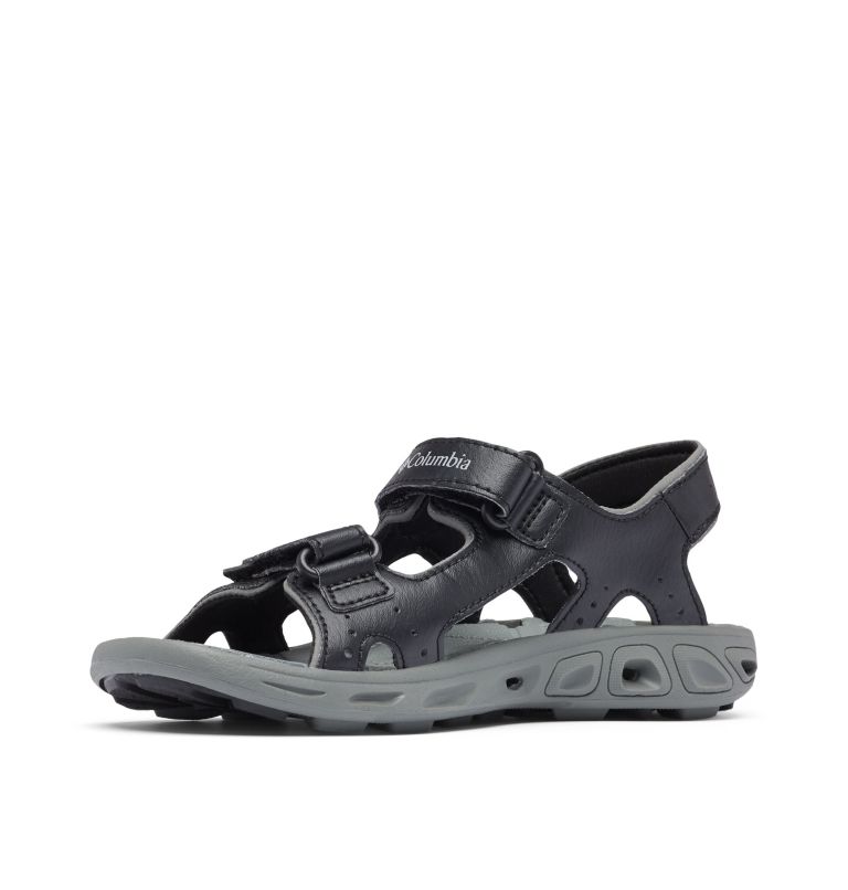 Big Kids’ Techsun Vent Sandal, Color: Black, Columbia Grey, image 6