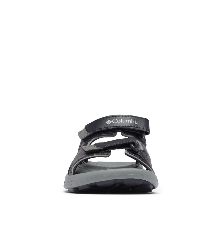 Thumbnail: Big Kids’ Techsun Vent Sandal, Color: Black, Columbia Grey, image 7