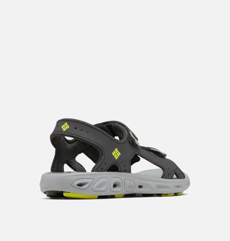 Thumbnail: Big Kids’ Techsun Vent Sandal, Color: Dark Grey, Warning Yellow, image 9