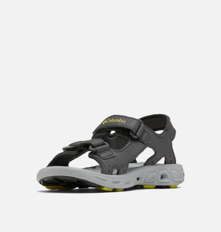 Big Kids’ Techsun Vent Sandal, Color: Dark Grey, Warning Yellow, image 6