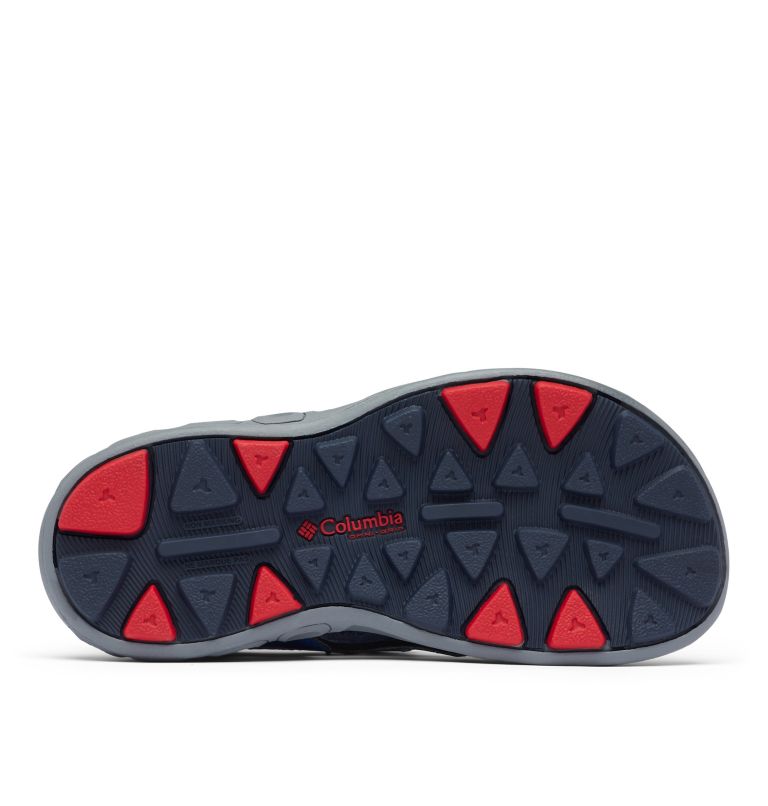 Thumbnail: Big Kids’ Techsun Vent Sandal, Color: Stormy Blue, Mountain Red, image 4