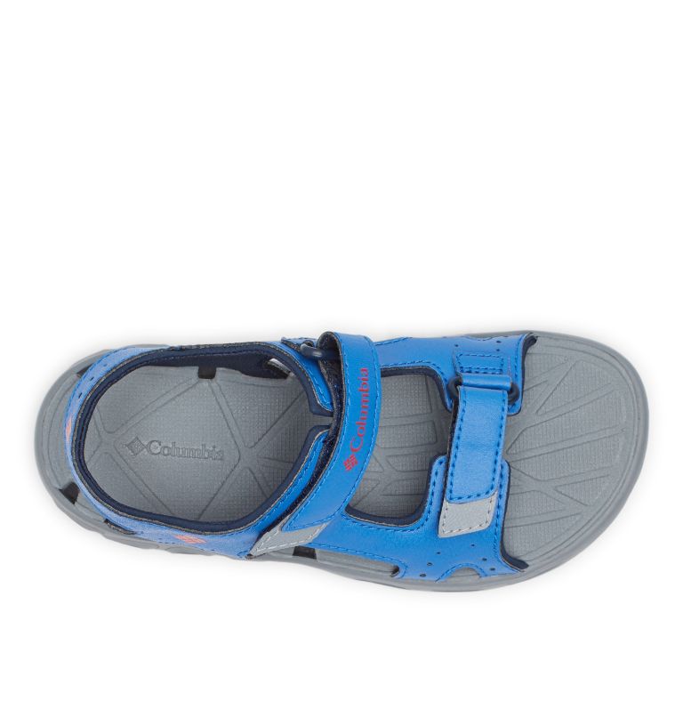 Thumbnail: Big Kids’ Techsun Vent Sandal, Color: Stormy Blue, Mountain Red, image 3
