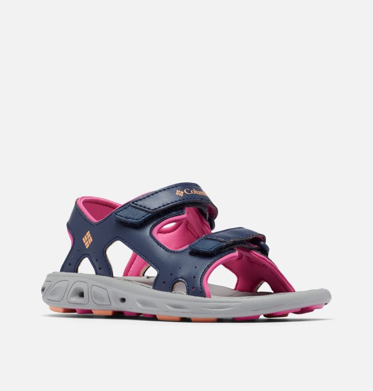 Big Kids’ Techsun Vent Sandal, Color: Nocturnal, Peach, image 2