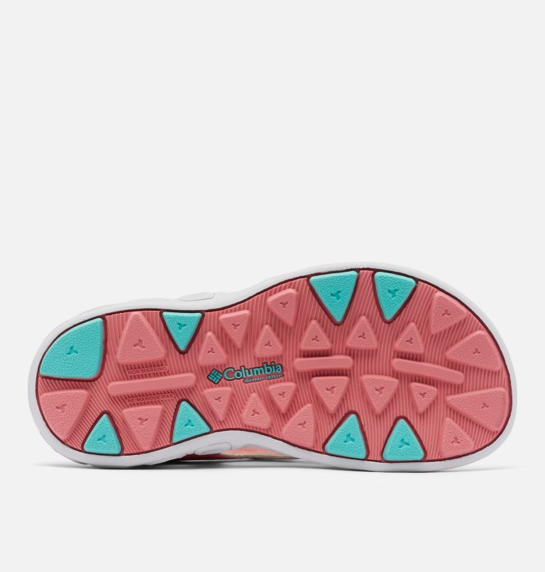 Thumbnail: Big Kids’ Techsun Vent Sandal, Color: Wild Salmon, Dolphin, image 4