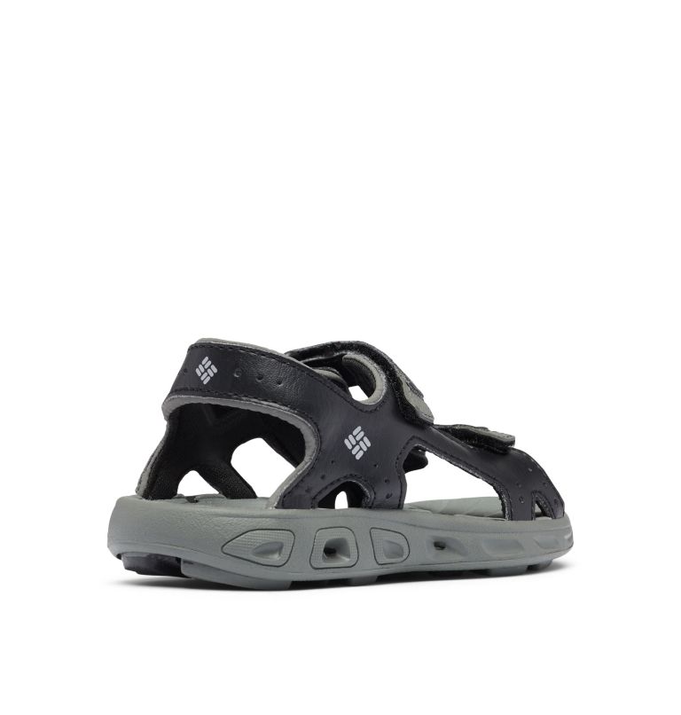 Thumbnail: Little Kids' Techsun Vent Sandal, Color: Black, Columbia Grey, image 9