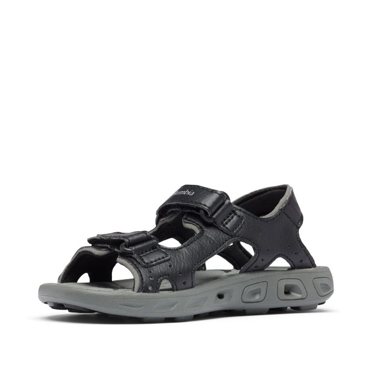 Kids' Techsun Vent Sandal, Color: Black, Columbia Grey, image 6