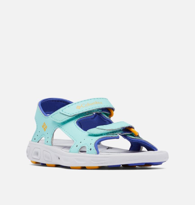 Kids' Techsun Vent Sandal, Color: Aquarium, Bright Marigold, image 2
