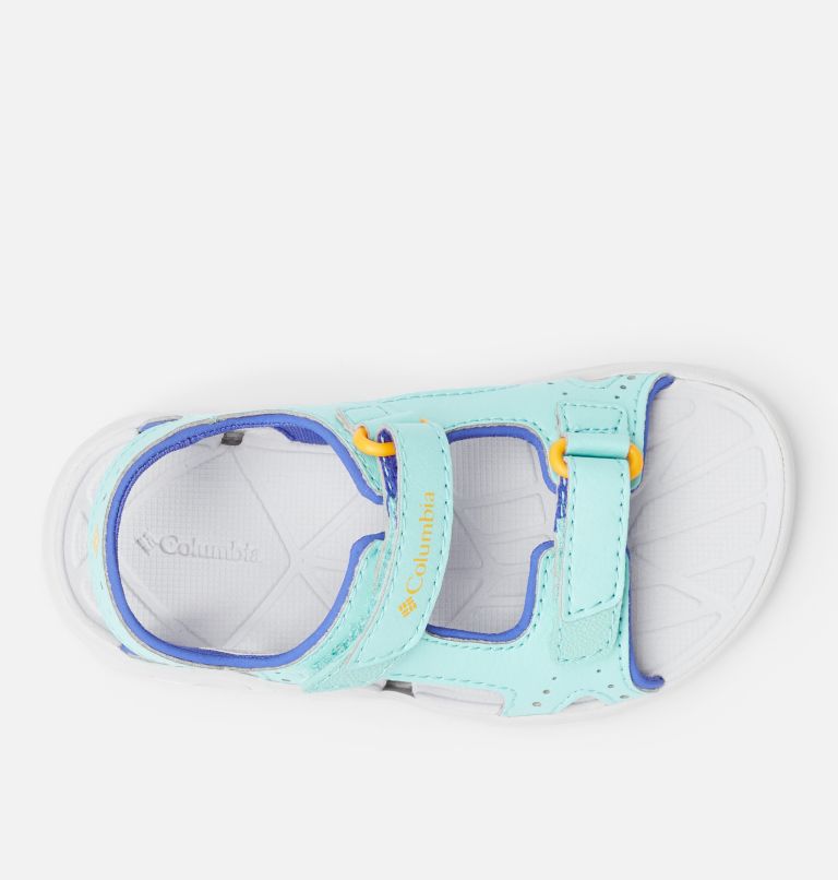 Kids' Techsun Vent Sandal, Color: Aquarium, Bright Marigold, image 3