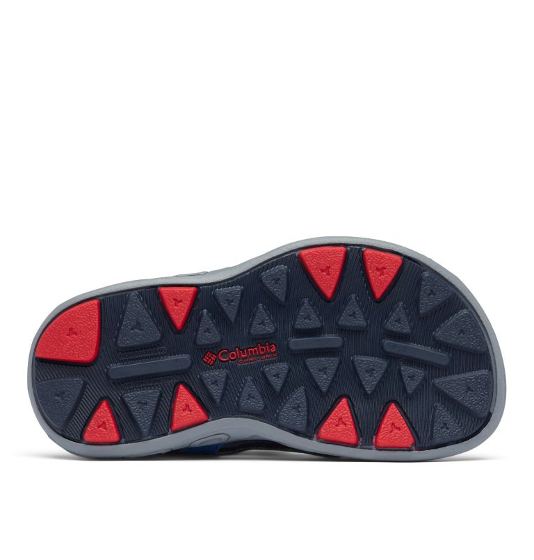 Kids' Techsun Vent Sandal, Color: Stormy Blue, Mountain Red, image 4