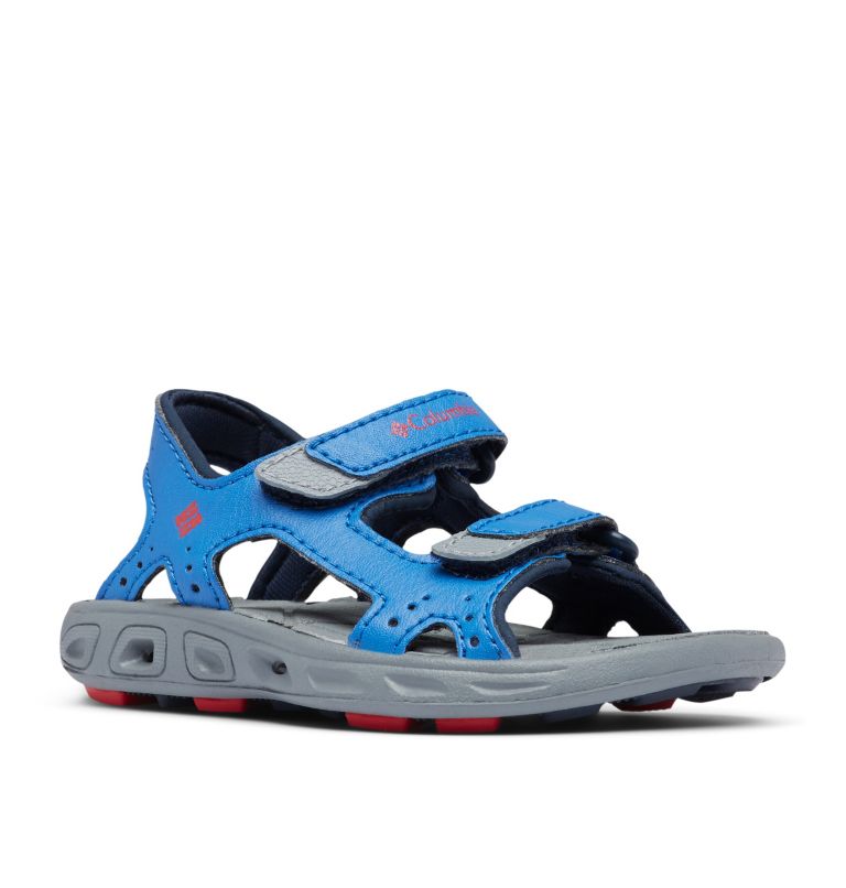 Toddler Techsun Vent Sandal, Color: Stormy Blue, Mountain Red