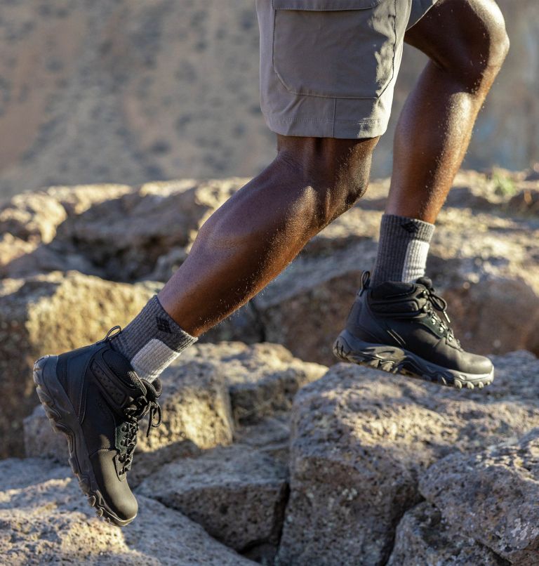 Mens black hiking clearance boots