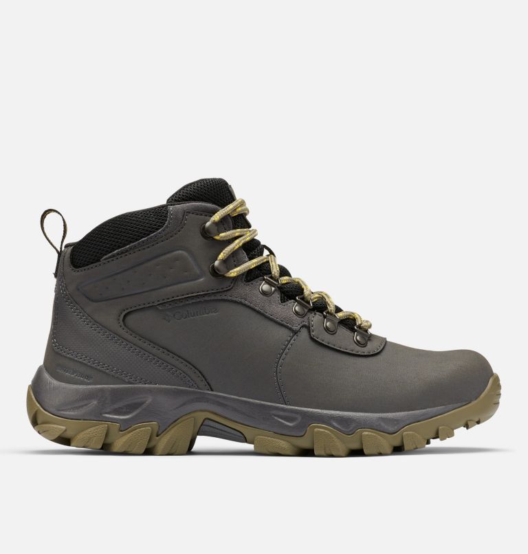 Men’s Newton Ridge Plus II Waterproof Hiking Boot, Color: Dark Grey, Stone Green, image 1