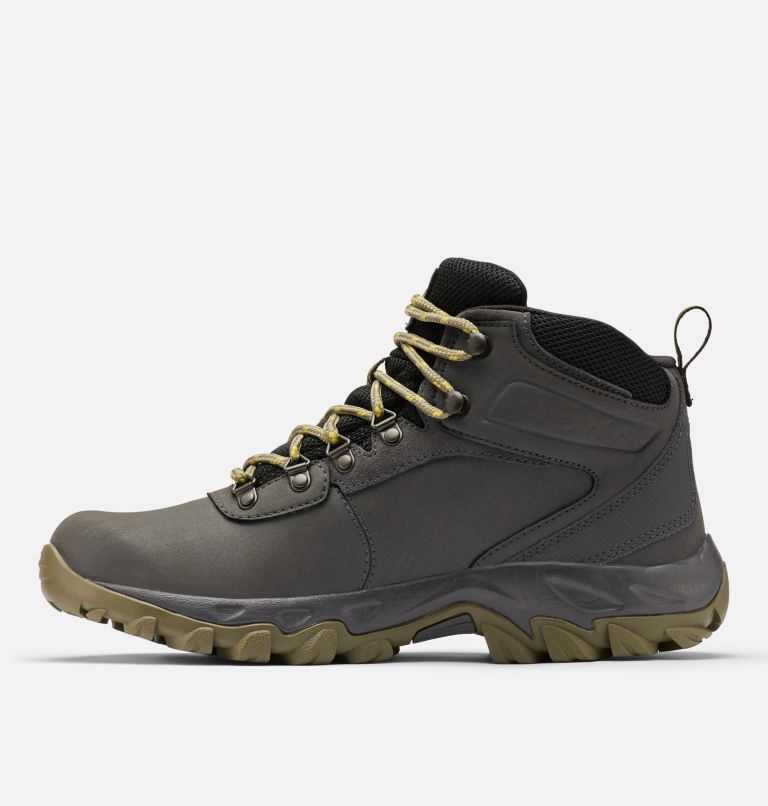 Thumbnail: Men’s Newton Ridge Plus II Waterproof Hiking Boot, Color: Dark Grey, Stone Green, image 6