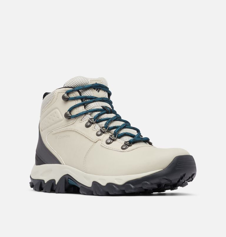 Men’s Newton Ridge Plus II Waterproof Hiking Boot, Color: Light Clay, Nightwave, image 2