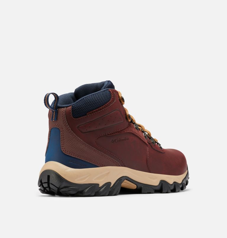Men’s Newton Ridge Plus II Waterproof Hiking Boot, Color: Madder Brown, Collegiate Navy, image 9