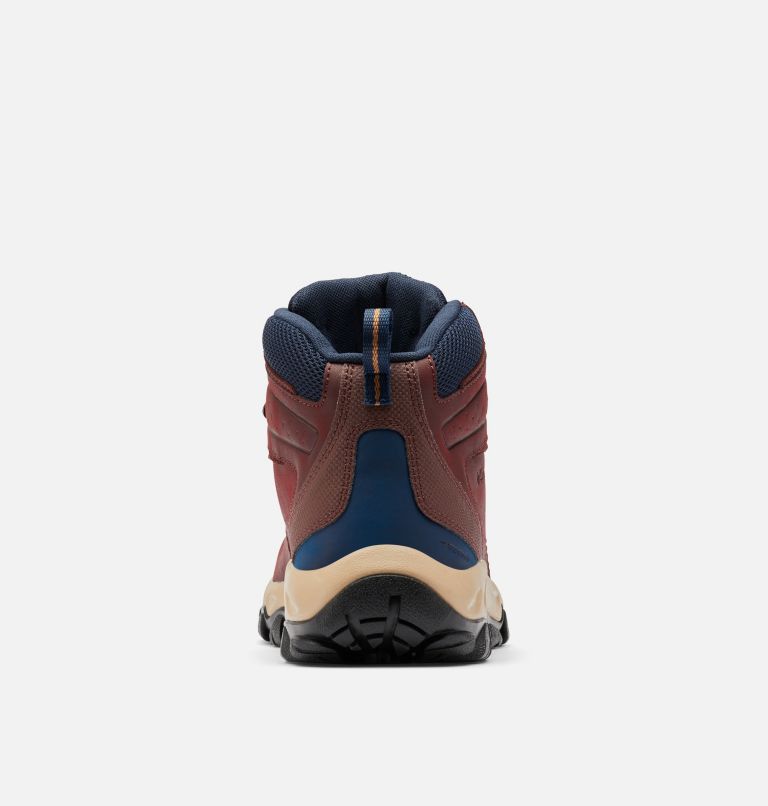 Men’s Newton Ridge Plus II Waterproof Hiking Boot, Color: Madder Brown, Collegiate Navy, image 8