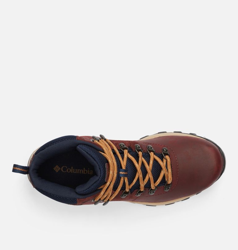 Men’s Newton Ridge Plus II Waterproof Hiking Boot, Color: Madder Brown, Collegiate Navy, image 3