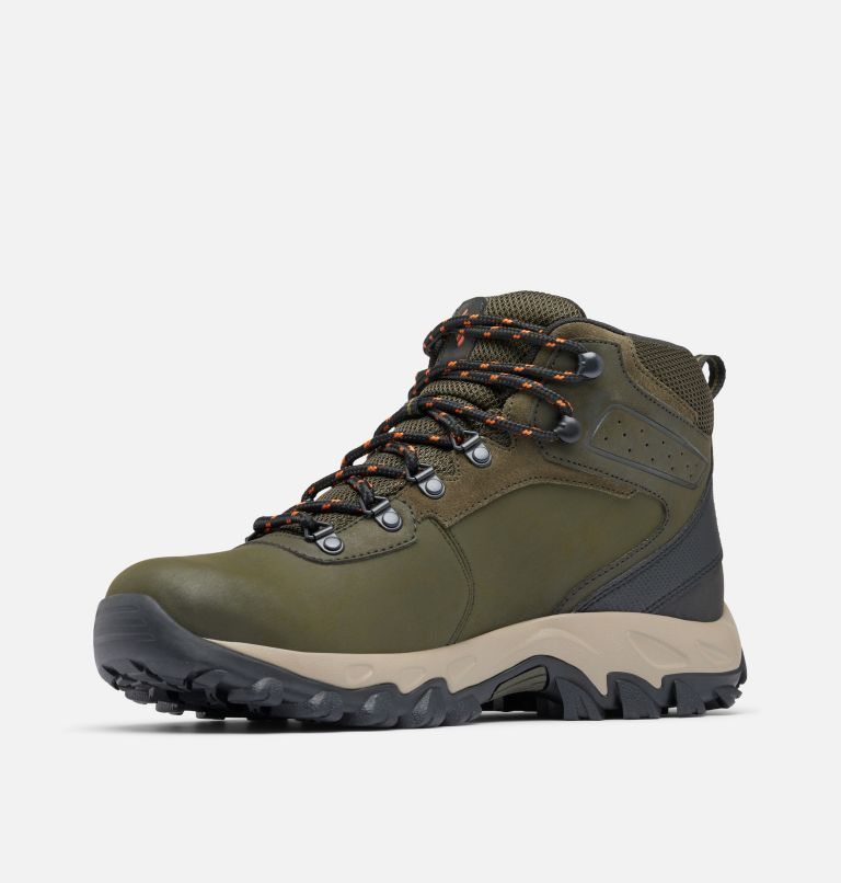 Men’s Newton Ridge Plus II Waterproof Hiking Boot, Color: Deep Olive, Desert Sun, image 7