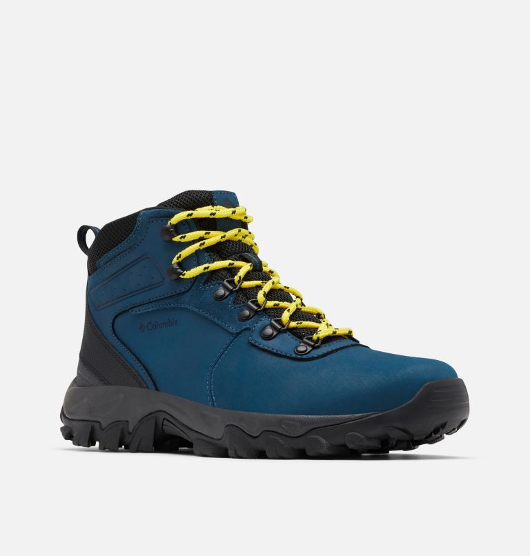 Thumbnail: Men’s Newton Ridge Plus II Waterproof Hiking Boot, Color: Petrol Blue, Black, image 2