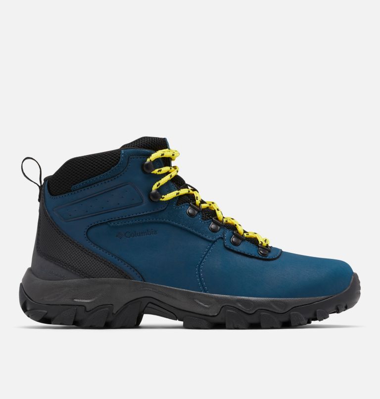 Thumbnail: Men’s Newton Ridge Plus II Waterproof Hiking Boot, Color: Petrol Blue, Black, image 1