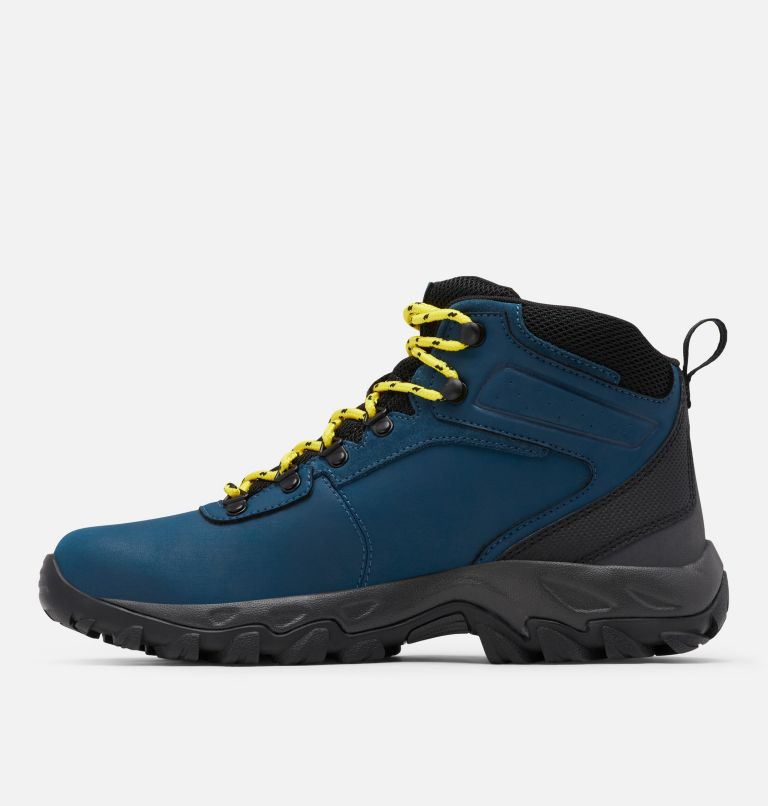 Thumbnail: Men's Newton Ridge Plus II Waterproof Hiking Boot - Wide, Color: Petrol Blue, Black, image 5