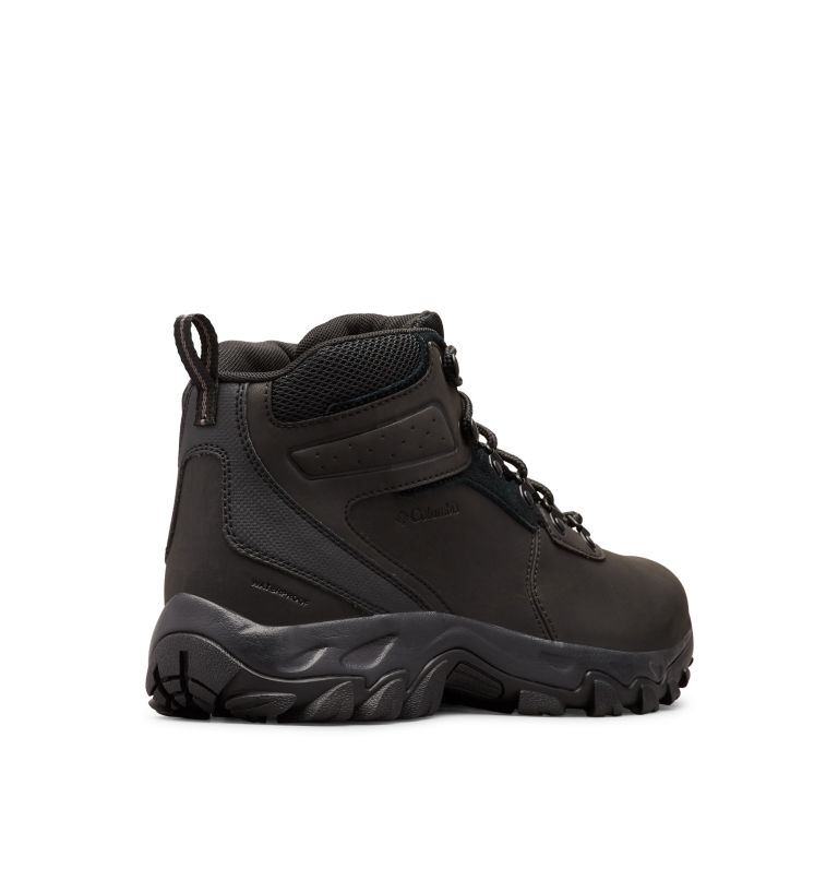 Thumbnail: Men's Newton Ridge Plus II Waterproof Hiking Boot - Wide, Color: Black, Black, image 9