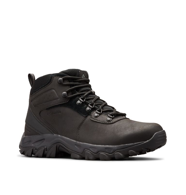 Men's Newton Ridge Plus II Waterproof Hiking Boot - Wide, Color: Black, Black, image 2
