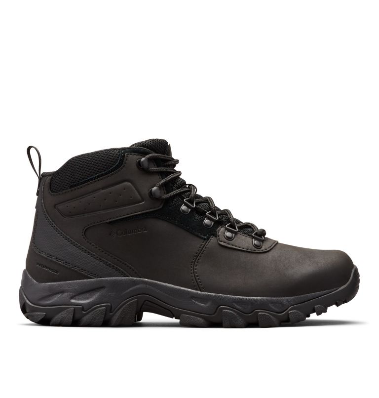 Chaussures de randonnée larges et imperméables Newton Ridge Plus II pour homme - Large, Color: Black, Black, image 1
