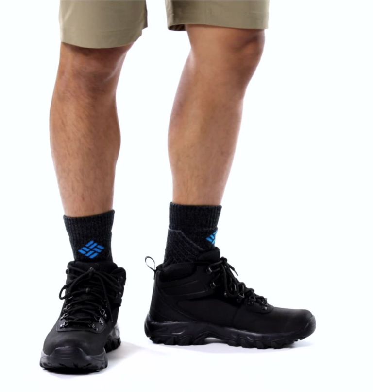 Men's Newton Ridge Plus II Waterproof Hiking Boot - Wide, Color: Black, Black