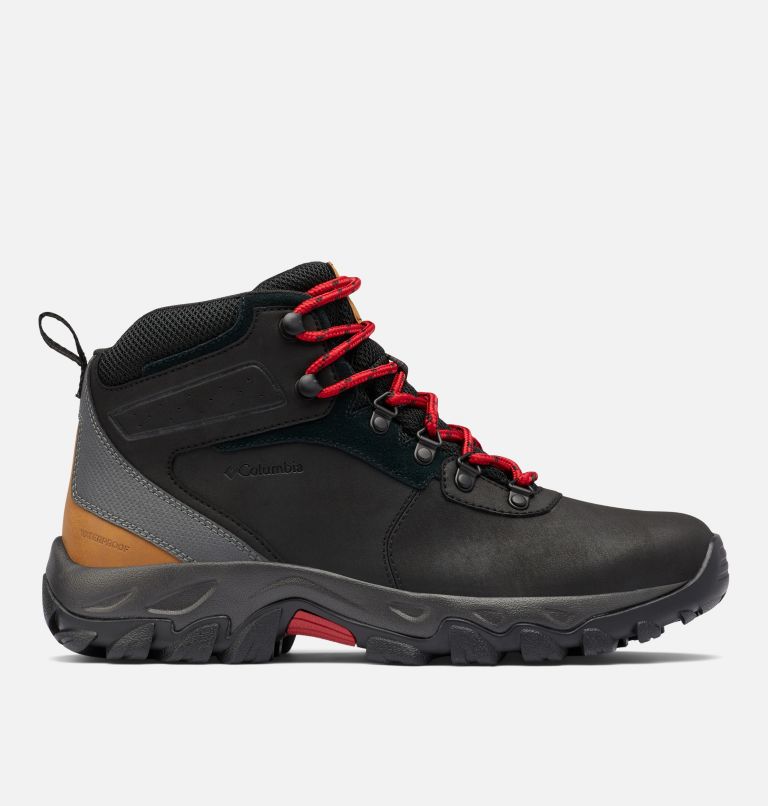 Men’s Newton Ridge Plus II Waterproof Hiking Boot - Wide, Color: Black, Shark, image 3