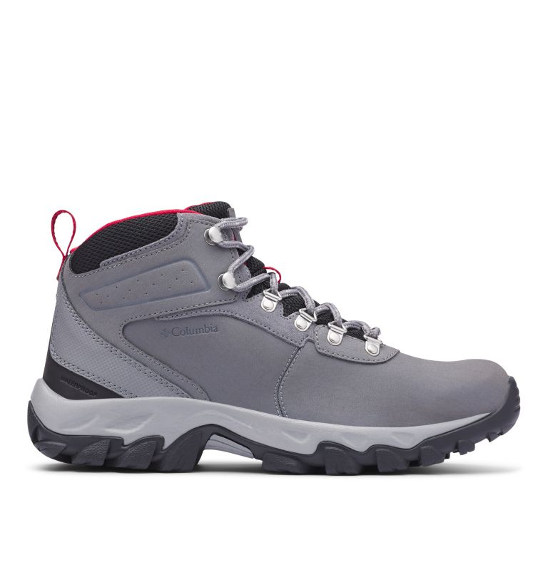 Men's Newton Ridge Plus II Waterproof Hiking Boot - Wide, Color: Ti Grey Steel, Rocket, image 1