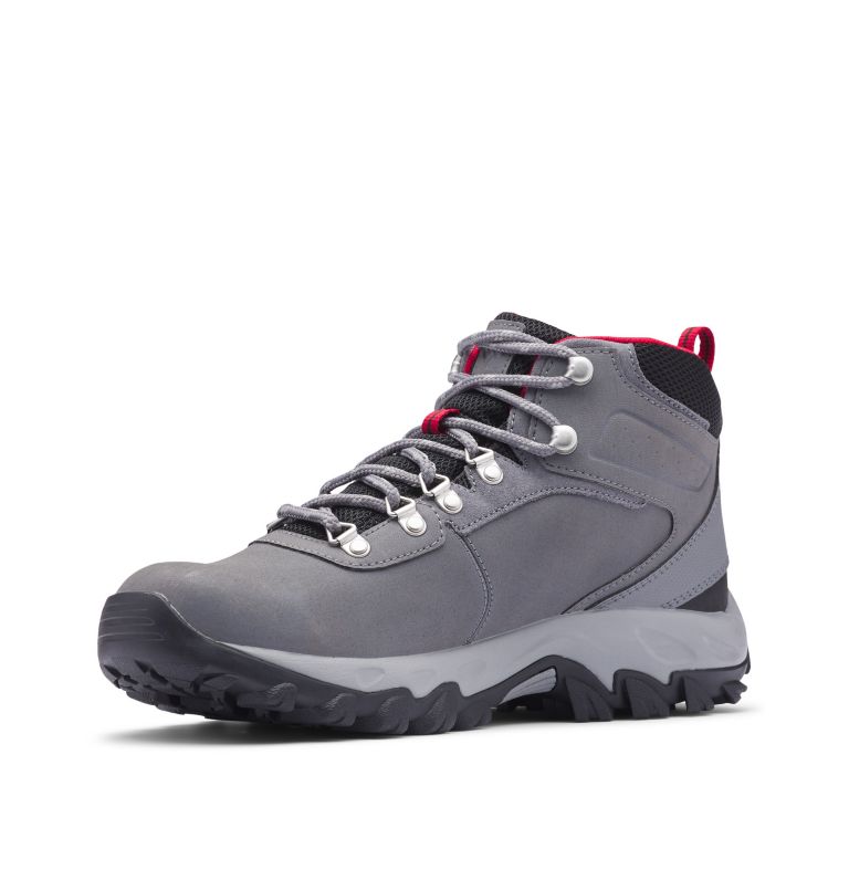 Thumbnail: Men's Newton Ridge Plus II Waterproof Hiking Boot - Wide, Color: Ti Grey Steel, Rocket, image 5